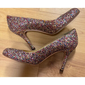 Kate Spade New York Karolina Rainbow Glitter Pumps Sz 6.5